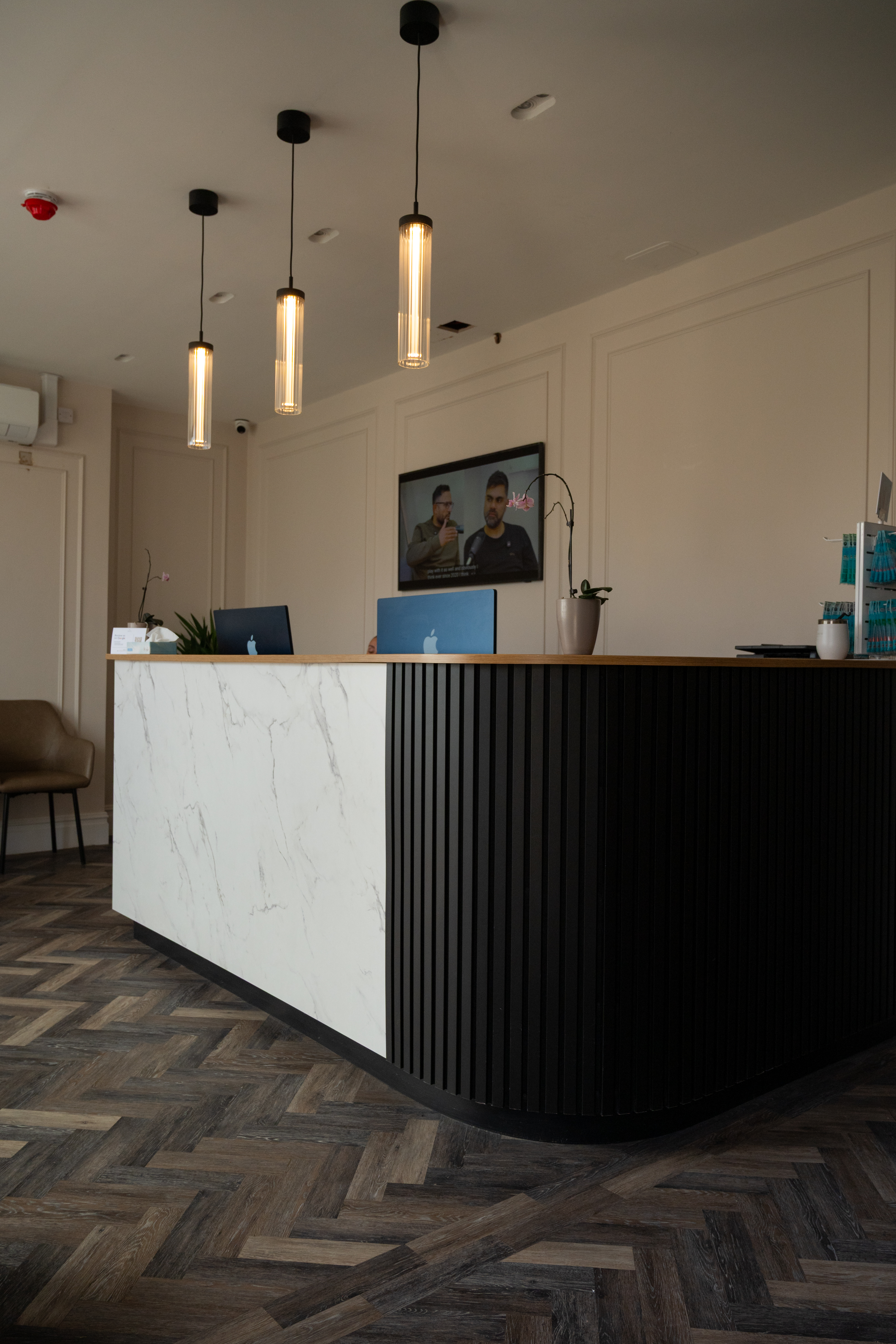 Abbey House Dental commercial fit-out, Rugeley — in progress