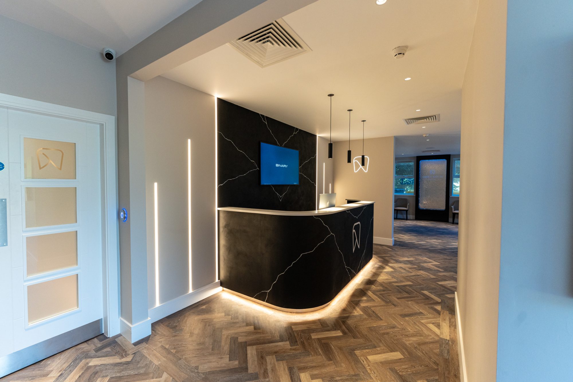 Abbey House Dental commercial fit-out, Staffordshire