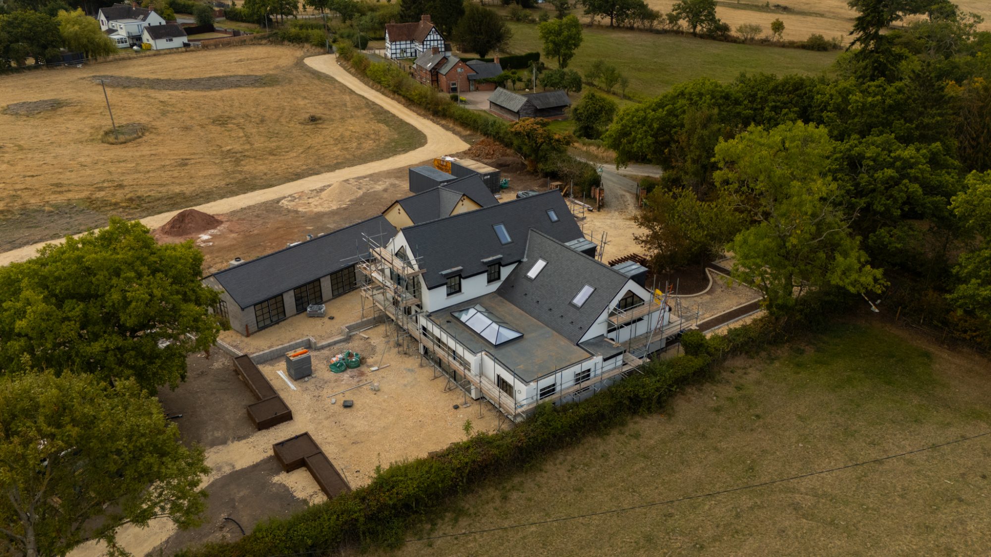 Redditch luxury home build, Worcestershire — on site now